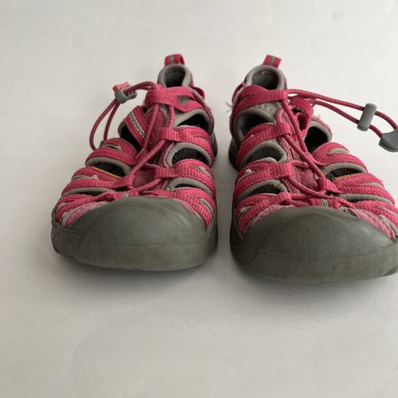 Keen Whisper Sandals Size 2 Pink Toggle Vibram Hiking Camping Outdoors‎ Water - Picture 4 of 8